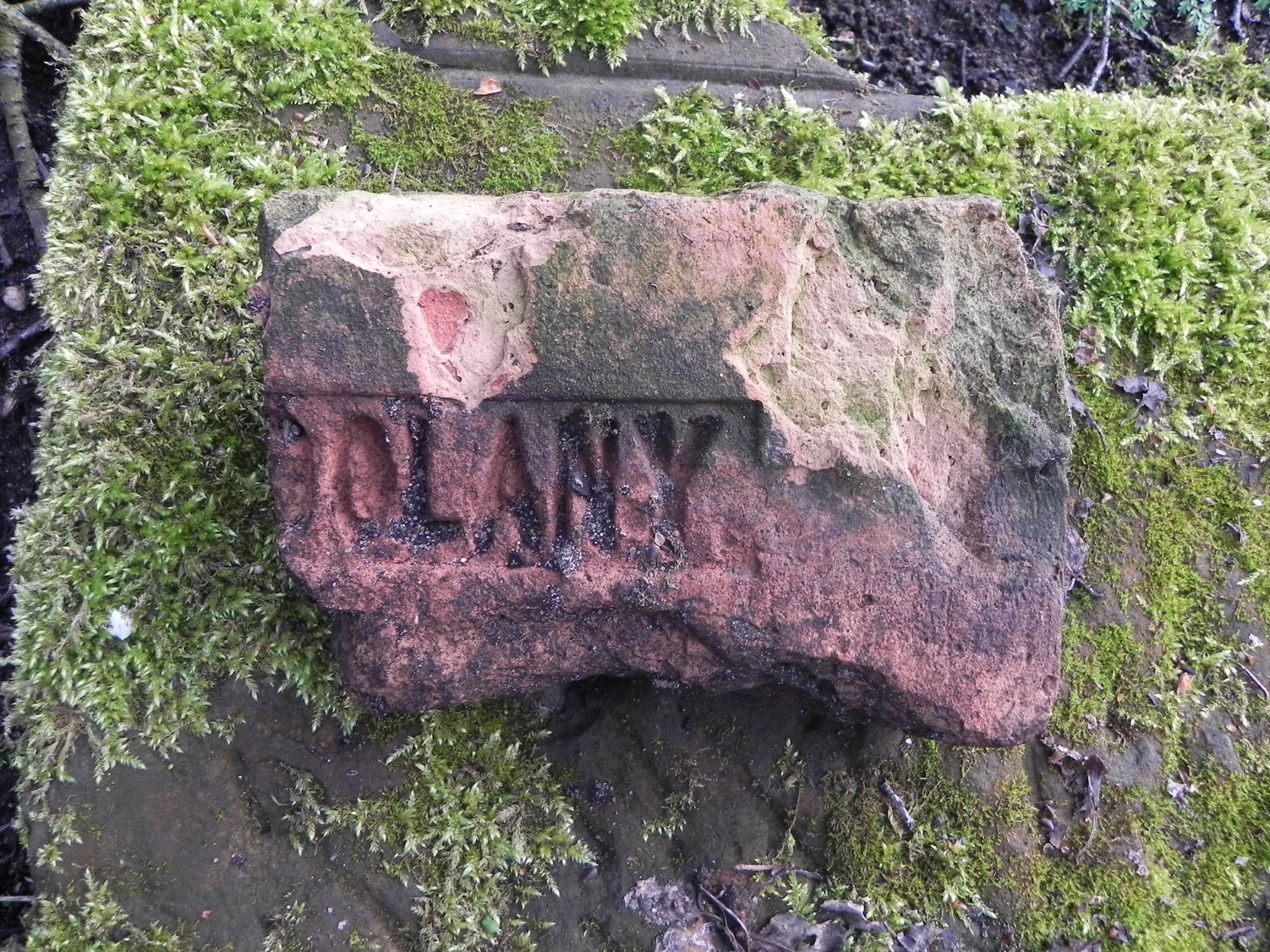 broken piece of headstone